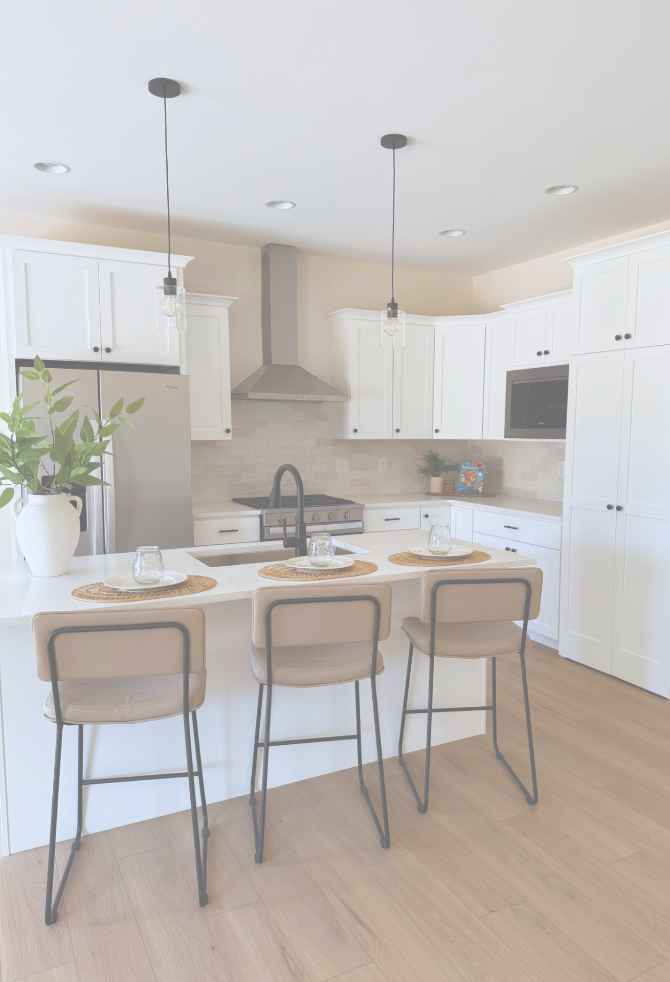 Kitchen inside a newly built Sterchi Homes house in Southern Indiana