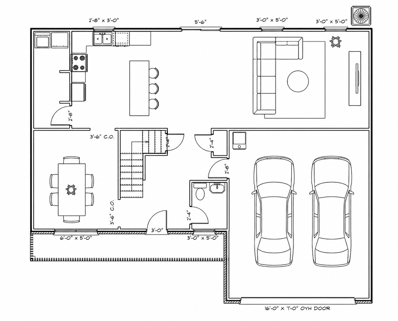 Ohio first floor plan