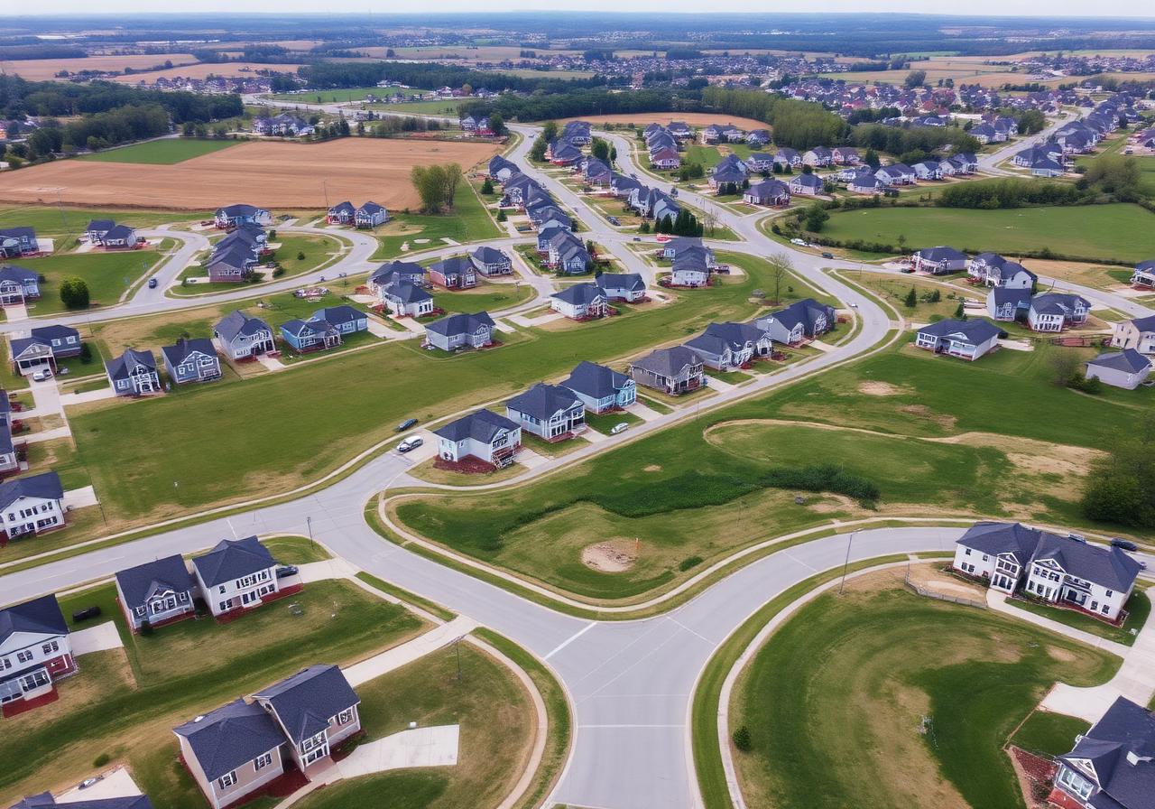 Sterchi Homes new construction subdivision neighborhood in Evansville Indiana